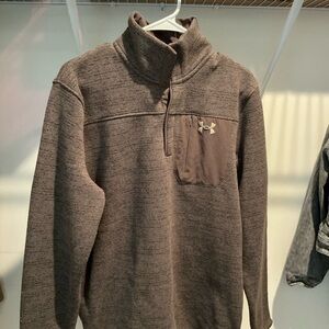 Under Armour Taupe Knit Pullover
